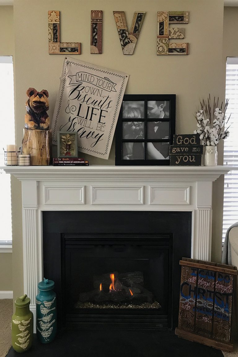 HOW TO DECORATE A MANTEL ON A BUDGET