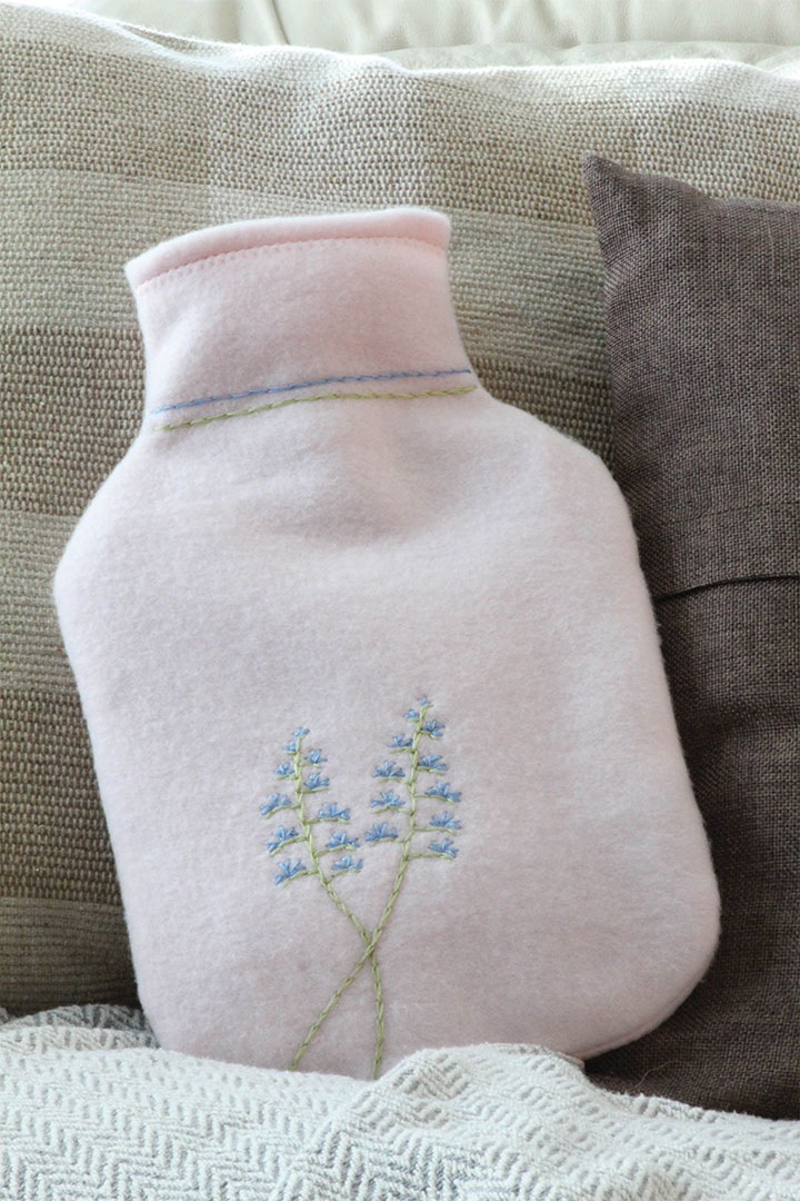 HOW TO MAKE A HOT WATER BOTTLE COVER