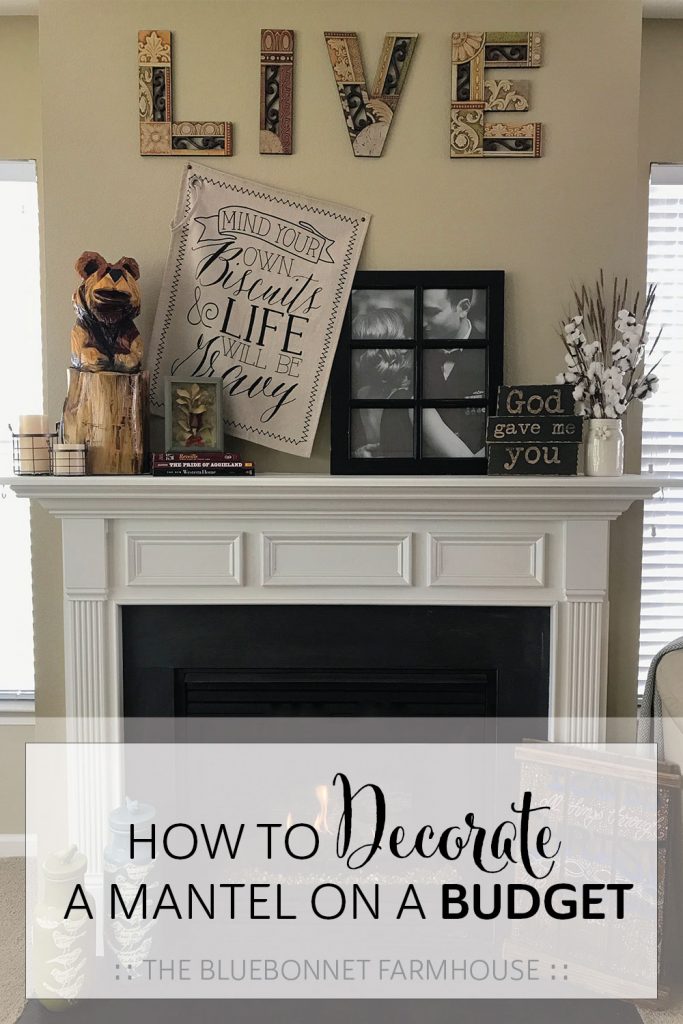 how to decorate a fireplace mantel on a budget, budget-friendly decor