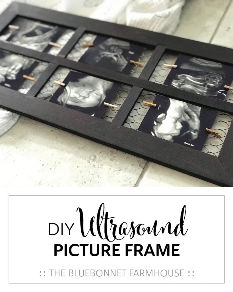 DIY ultrasound picture frame