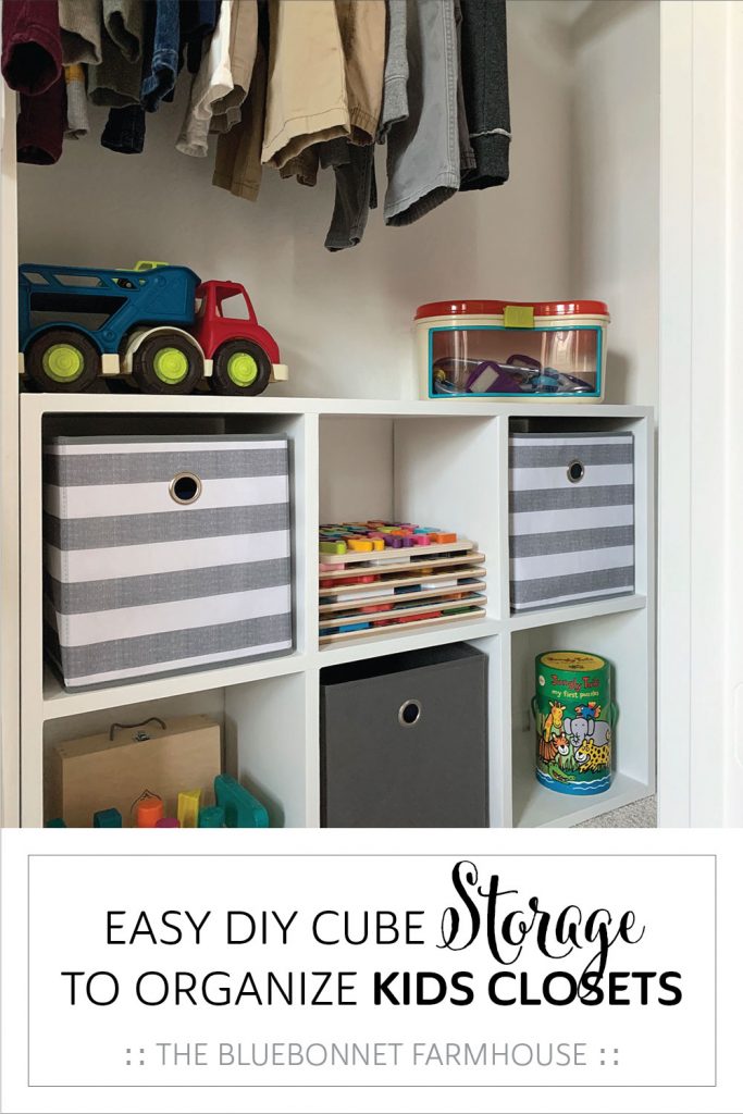 Cube best sale storage toys