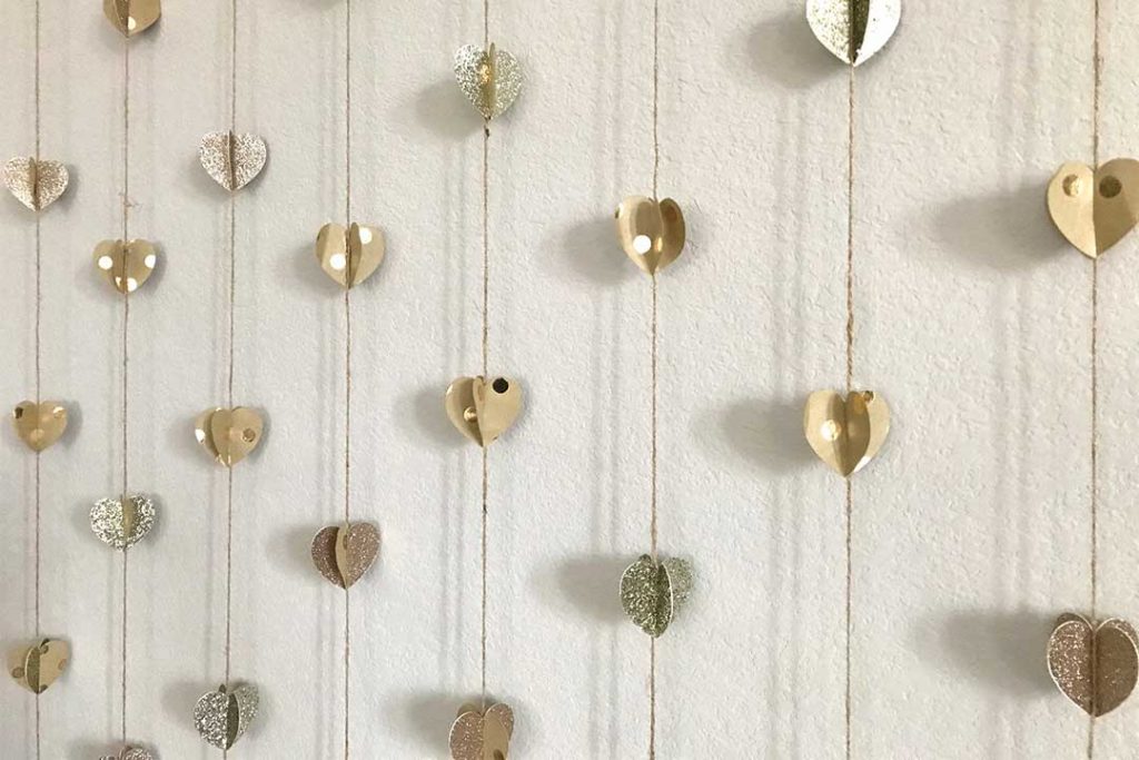 How To Make A DIY Heart Garland