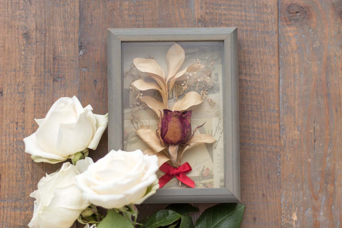 How to Make a Dried Flower Shadow Box