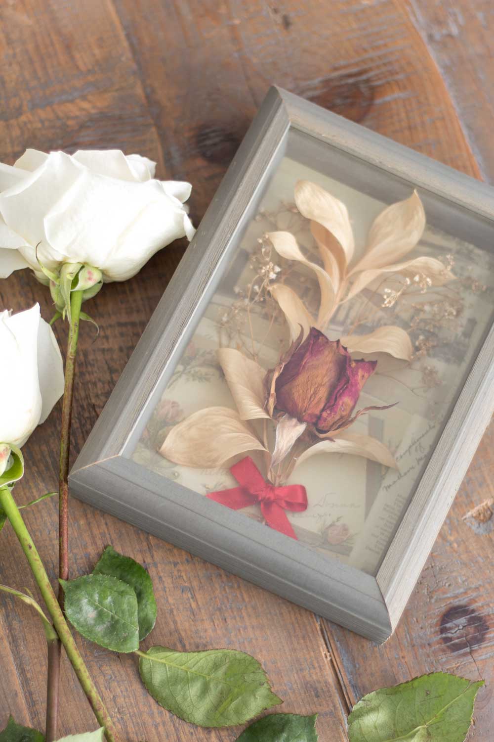 How to Make a Dried Flower Shadow Box
